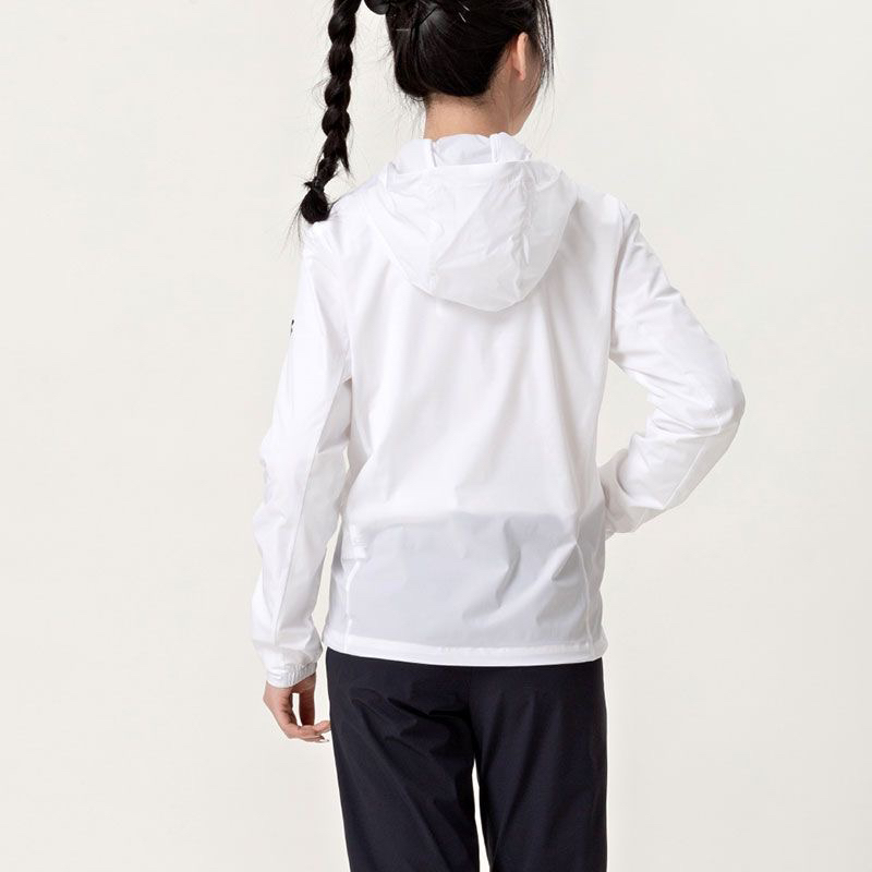 安德玛(Under Armour)外套女子新款梭织轻薄防风衣连帽休闲运动夹克22500410-100 ZP高清大图