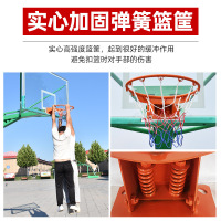 大唐御篮球架户外成人标准可移动家用训练篮球框室内落地式学校比赛 配置A2:加厚凹箱+防爆钢化篮板