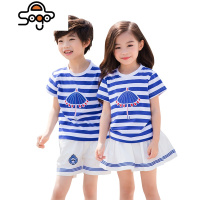 幼儿园园服夏装新款小学生班服夏天校服儿童夏季运动套装短袖