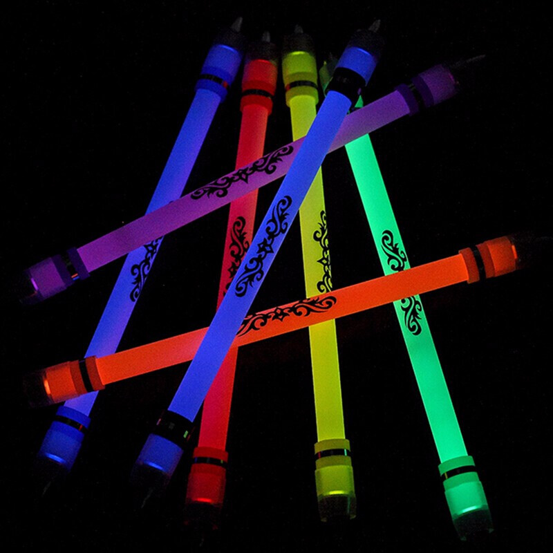 林檎转转笔发光初学者防滑耐摔创意转笔专用无笔芯抖音同款送儿童多彩