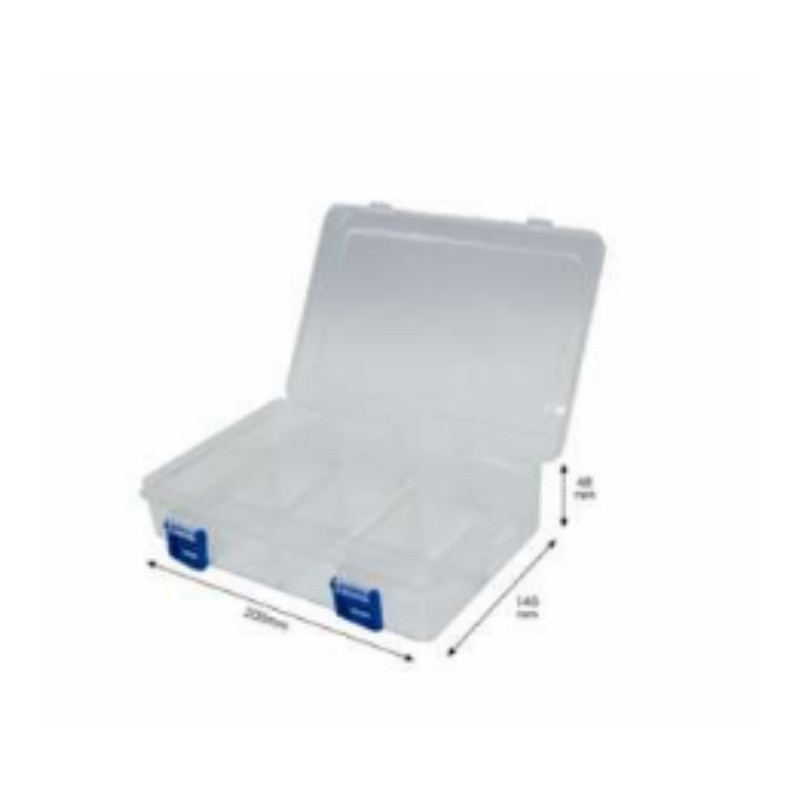 PantP G-130 PP透明零件盒13×7×2.5cm(10分隔)