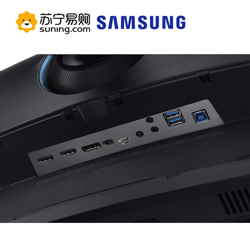 三星(SAMSUNG) 48.9英寸带鱼屏 144Hz刷新曲面 HDR 量子点技术 爱眼 全接口 电竞显示器 (C49HG90DMC)