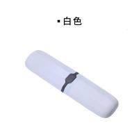 便携式牙刷盒旅行套装简约漱口杯出差简约牙具收纳情侣家用牙缸 三维工匠 白色洗漱杯
