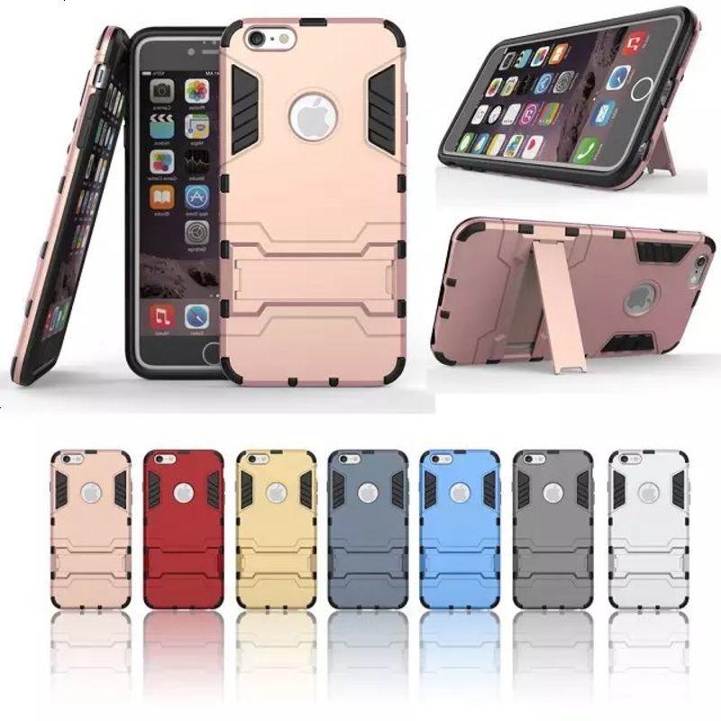 适用iphone8机械装甲手机壳 变形金刚6splus铠甲7p全包套5s支架潮