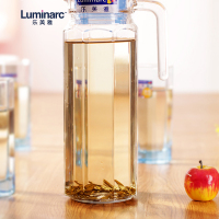 Luminar乐美雅(Luminarc)水具套装5件套八角壶凝彩玻璃水杯水具水壶冷热水壶1.1LJ5263不保温