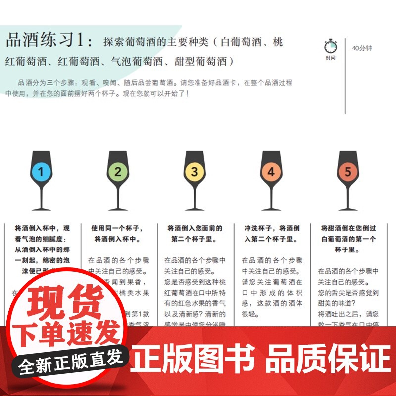 [央视网]法国葡萄酒研修全书 : 成为品酒专家的120堂课 学院 品酒书 气味 品鉴葡萄酒专业基础知识大全教程书籍 侍酒高清大图