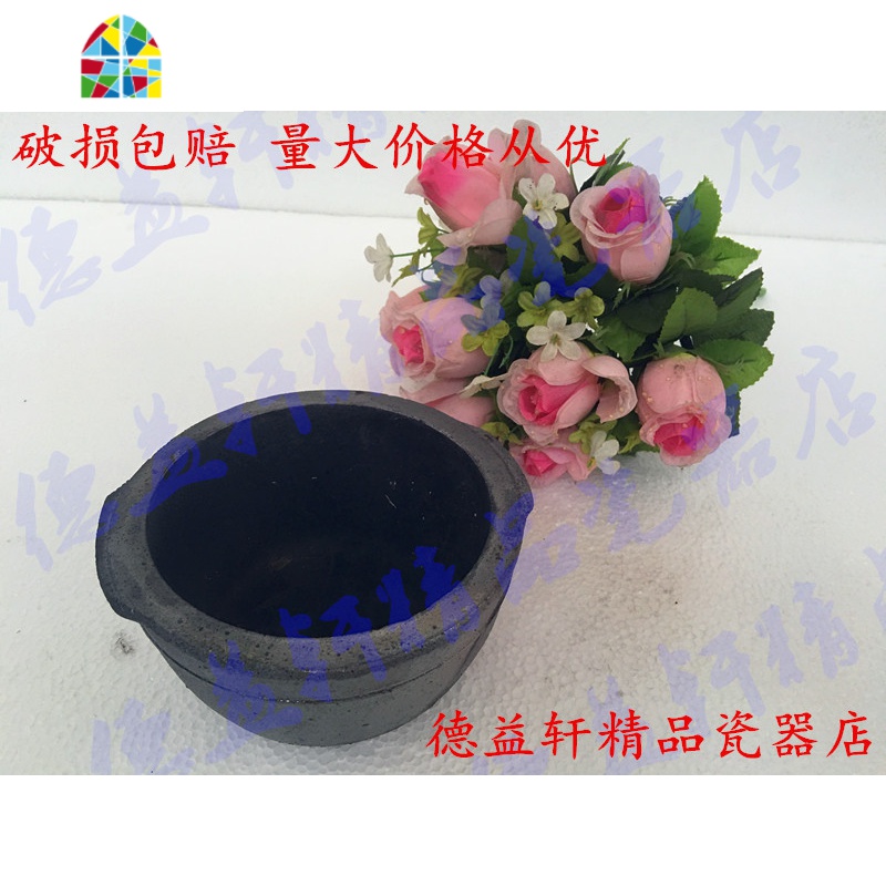 老式土砂锅煲汤小号家用燃气煤气灶专用陶瓷煲仔饭无釉沙锅粗炖锅 FENGHOU 普通款口径17厘米不建议上火高清大图