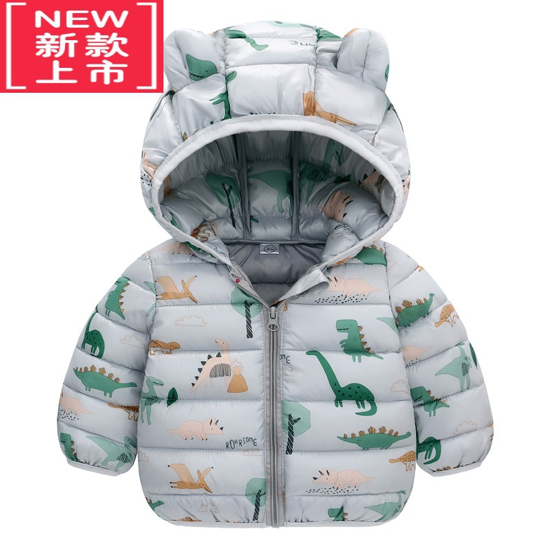 可莉允反季童装儿童羽绒棉服男童女童轻薄款婴儿宝宝保暖新款时尚秋冬装