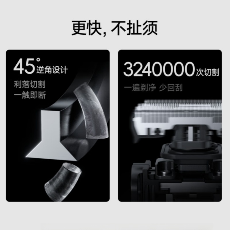 有色(yoose)剃须刀便携往复式5刀头 MINI 5 矿石绿高清大图