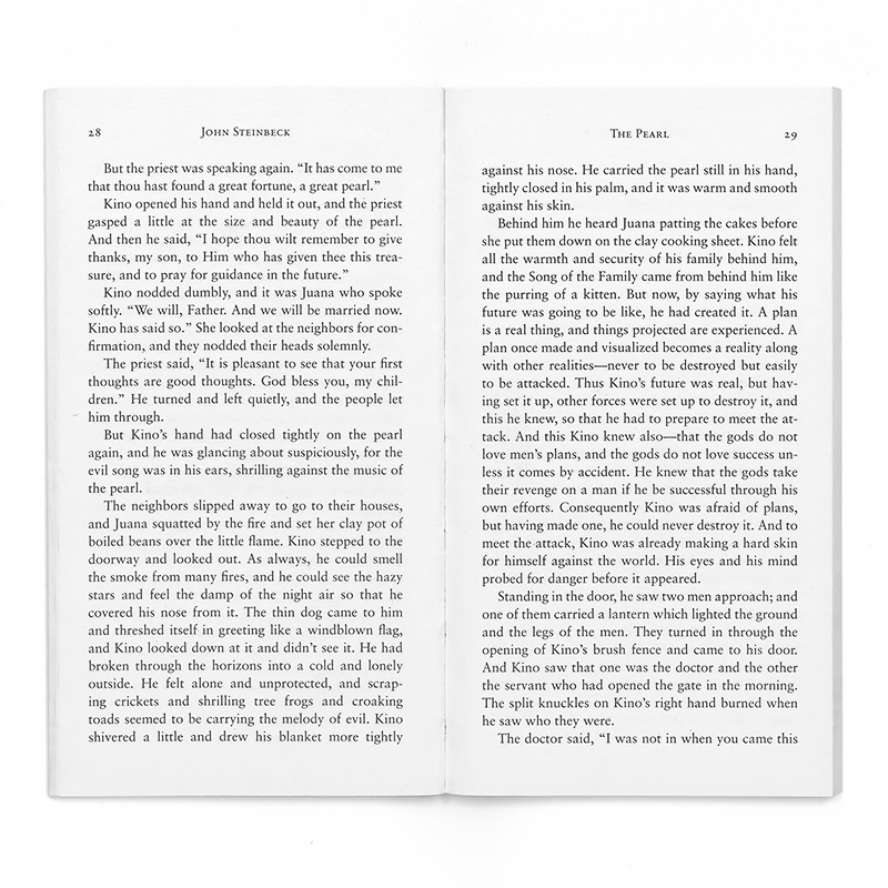 [正版]The Pearl 珍珠 英文原版 John Steinbeck 约翰斯坦贝克 诺奖得主作品 经典文学名著 搭高清大图