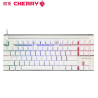 樱桃（CHERRY）旗舰店 MX Board 8.0 电竞游戏RGB 背光机械键盘87键 背光游戏机械键盘白色红轴