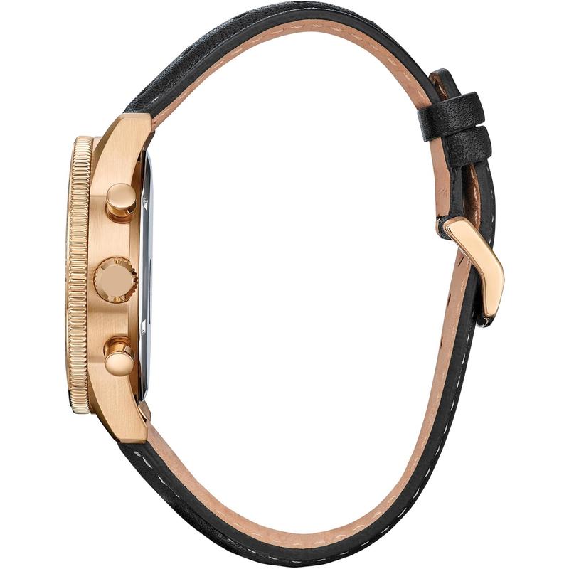 Citizen/西铁城男士石英防水商务休闲玫瑰金不锈钢自动光动能手表高清大图