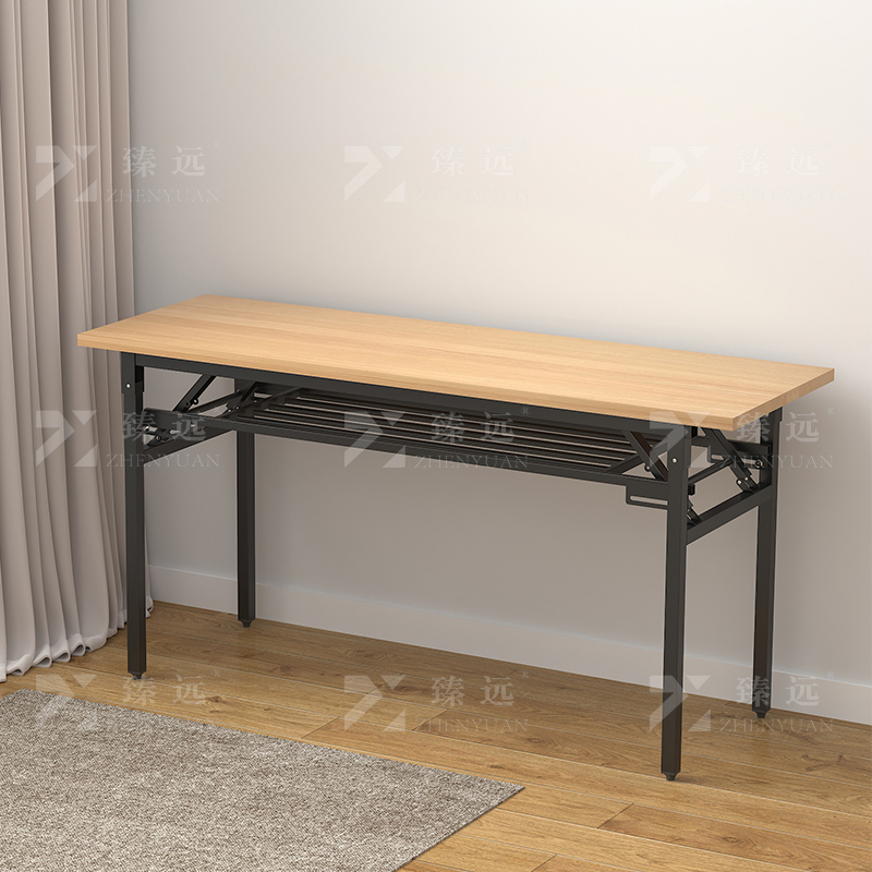 臻远ZY4082131 办公家具办公桌职员桌折叠桌长条桌 双层1600*400*750