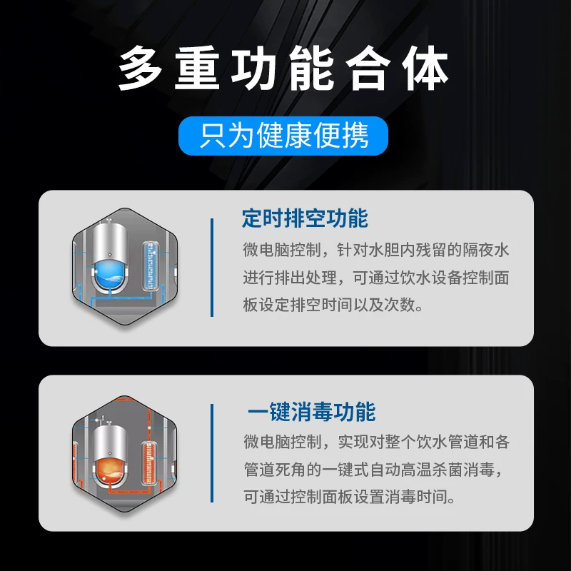 汉斯顿商用净水器反渗透直饮机 HSD-200G-KB60高清大图