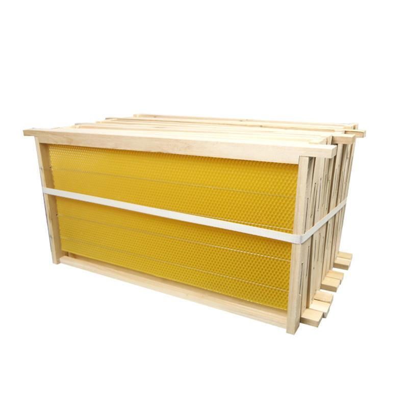 蜜蜂巢础蜂具深房带框成品巢框中蜂意蜂成品巢脾装好巢础带框 蜜蜂