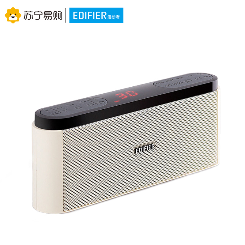 Edifier/漫步者 M19 便携式一体机2.0声道收音机老人插卡音箱可充电播放器便携式随身听