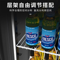 东贝展示柜商用HL-LC200NB白色灯带冷藏保鲜啤酒柜酒吧冷藏柜单门饮料柜超市四门冰箱