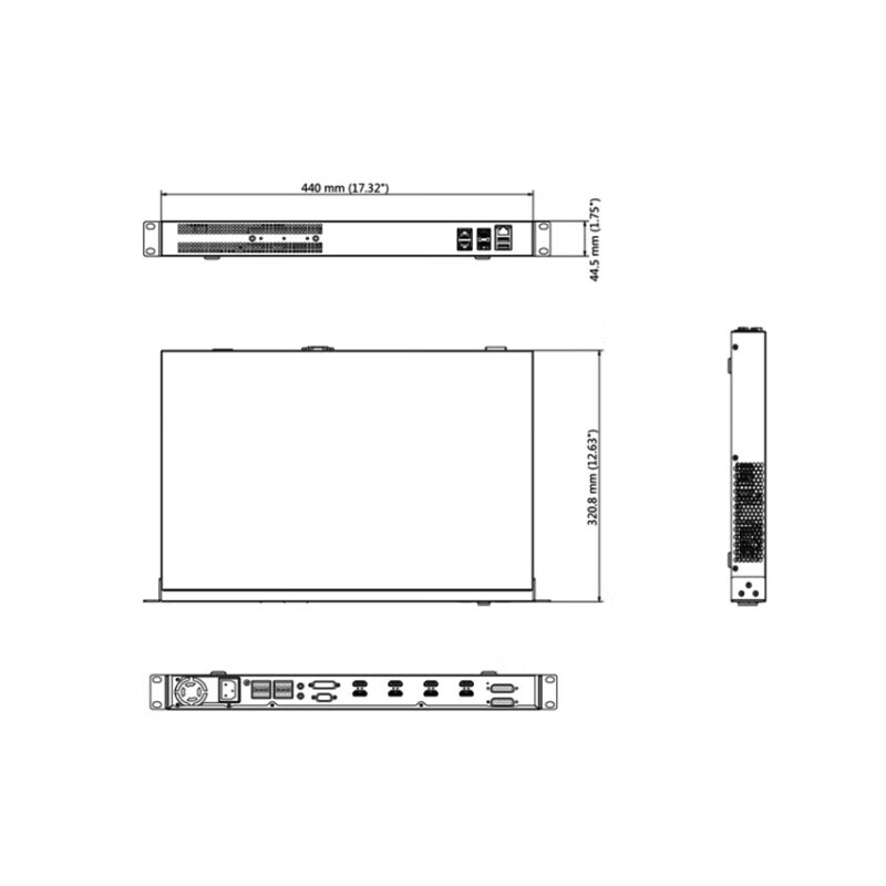 海康威视 DS-6A08UD 超高清 摄像头监控系统处理器 8路 超高清解码器 单位:台