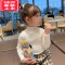 可莉允2022新款儿童秋冬木耳边毛衣女童长袖毛线针织上衣宝宝毛衣打底衫