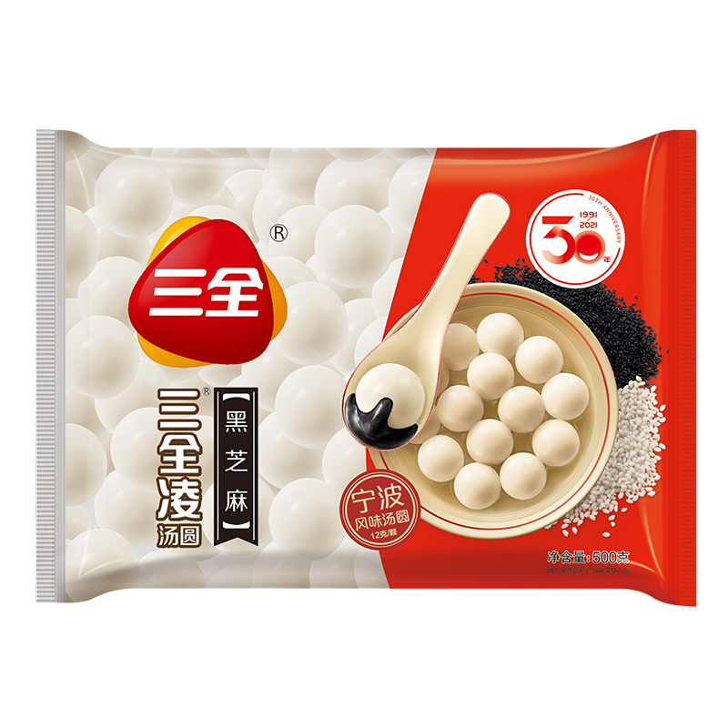 三全简装汤圆500g袋