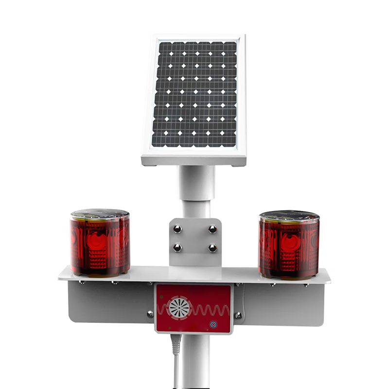 讯博士 SGJSD260 3W DC5V IP67 太阳能声光警示灯 (计价单位:盏) 红色高清大图