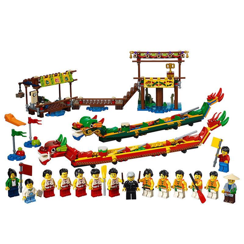 LEGO乐高其他系列Chinese Festivals赛龙舟80103 男孩女孩8岁+生日礼物 玩具积木