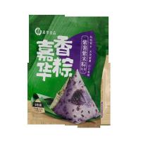 嘉华紫米紫薯粽子礼袋300g 嘉兴风味粽子3枚 传统小吃端午粽子