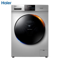 海尔（Haier）10公斤全自动滚筒洗衣机 大容量家用 EG10012HB58S 直驱变频 洗烘一体机 蒸汽烘干静音节能