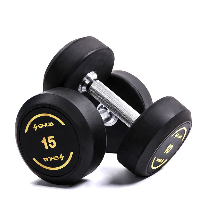 舒华(SHUA)室内健身器材10kg哑铃R390-10KG