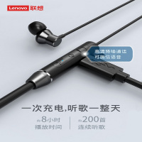联想无线蓝牙耳机双耳运动跑步颈挂脖头戴入耳塞挂耳式单项圈超长待机续航适用苹果11苹果手机通用安卓小米华为oppo通用型
