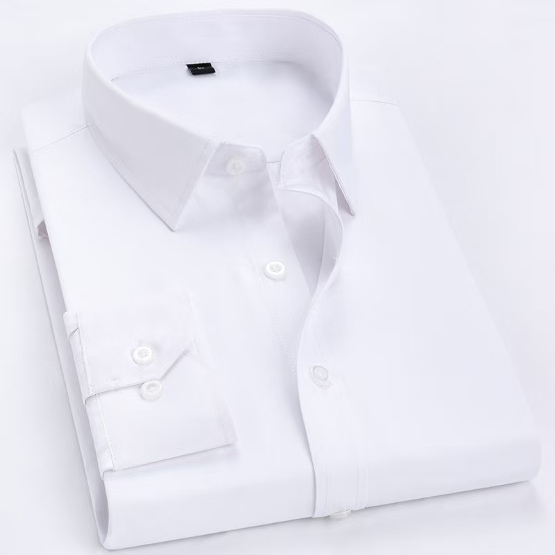 惠铁 免烫高棉高密商务工作衬衣 logo定制 件高清大图