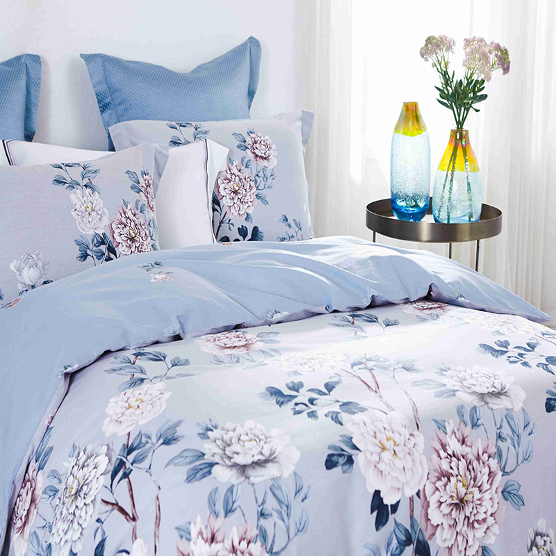 梦洁家纺 纯棉印花四件套:拂晓 200*230cm高清大图