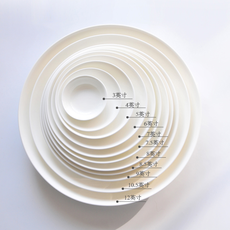 北国风光骨瓷盘碟高清大图