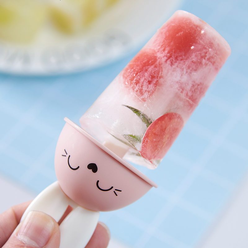 自制冰棍冰淇淋模具带盖冰格制冰盒冰模创意雪糕冰棒冰激凌磨具