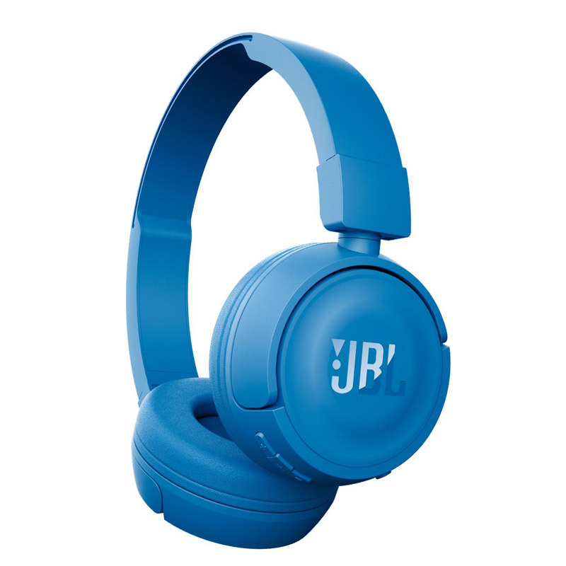 JBL/T450BT头戴式蓝牙无线耳机 可折叠便携头戴贴耳式 立体声音乐耳机跑步运动游戏耳机 蓝色