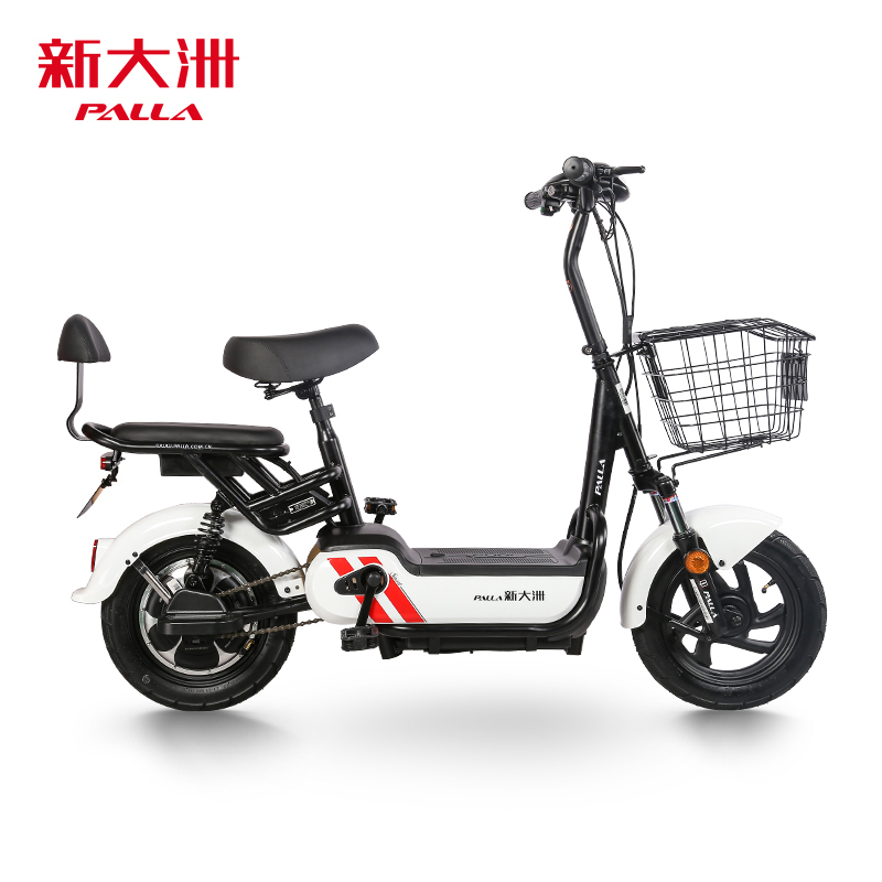 48v男女成人代步车两轮电动自行车 k1钻白视频介绍_新大洲派乐/palla