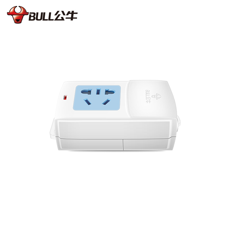 公牛(bull)插座 GN-A01 单孔插座一插位加长线插排接线板插线板插座 10米
