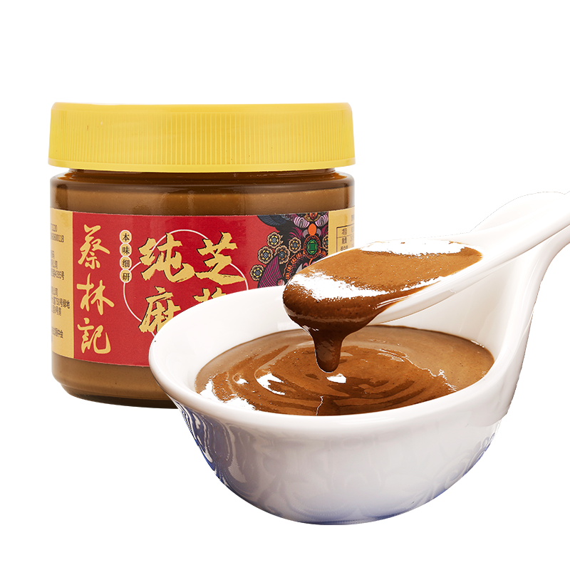 蔡林记纯芝麻酱250g武汉热干面调料火锅蘸酱拌面麻酱视频
