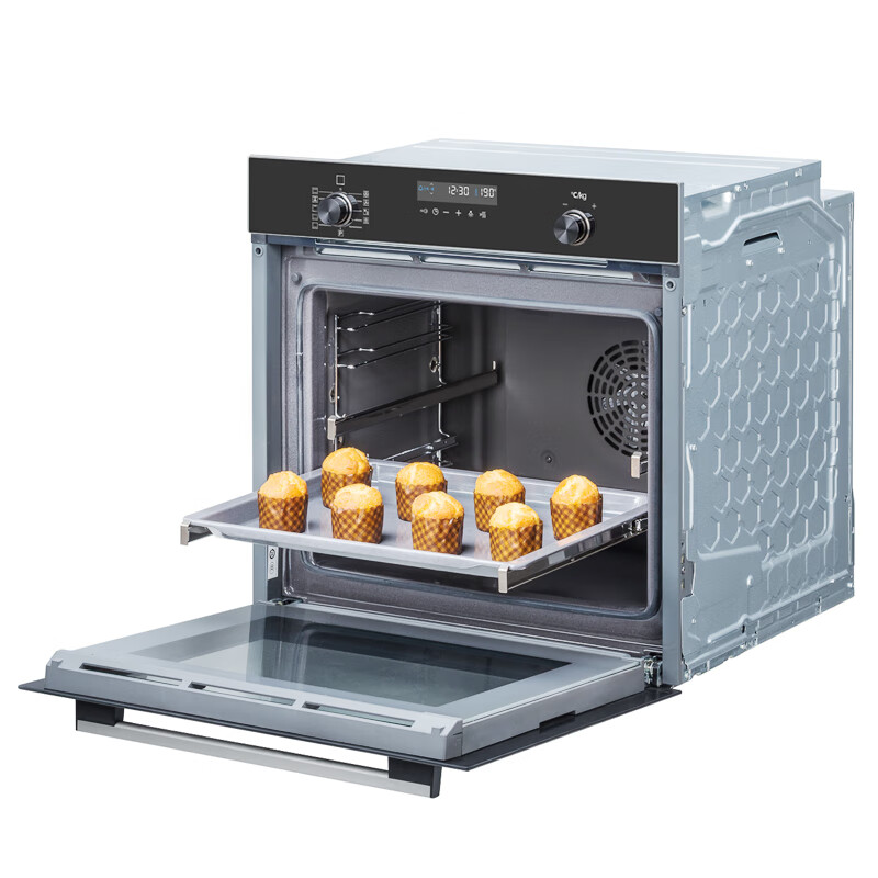 西门子71L专业级嵌入式电烤箱HB258GZS0W不锈钢管发热 热风循环高清大图