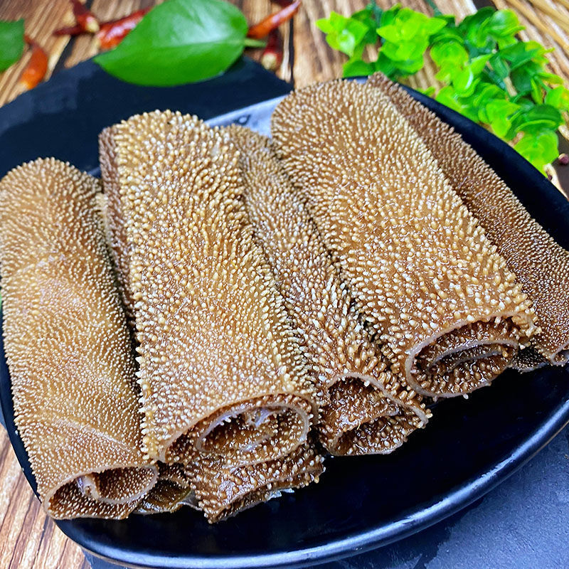 毛肚牛百叶涮重庆火锅食材脆爽新鲜批发冷冻水发大刀毛肚商用牛肚