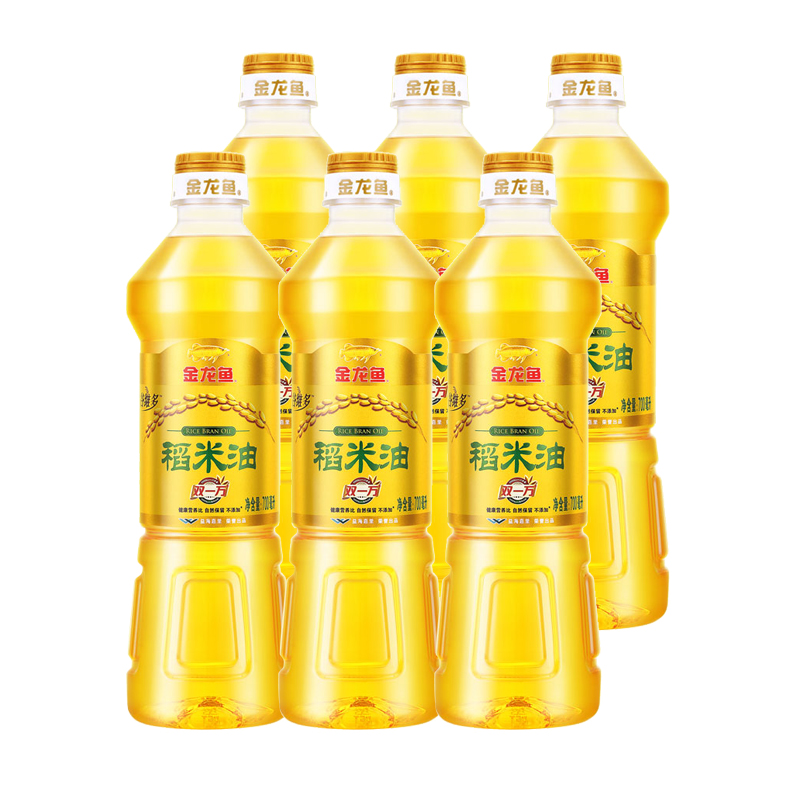 金龙鱼双一万谷维多稻米油 700ml*6