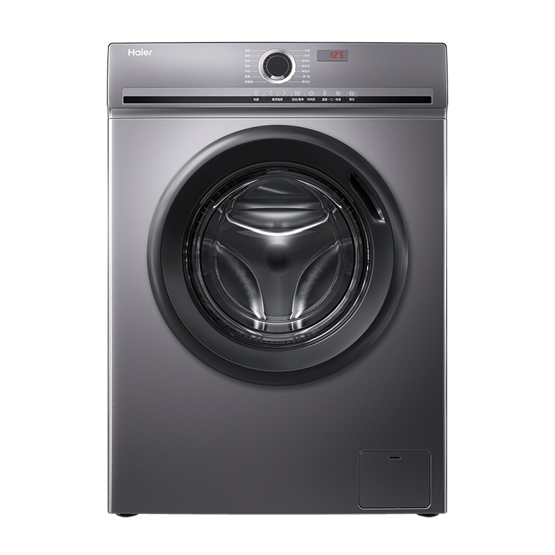 海尔(Haier)滚筒洗衣机10公斤大容量 全自动家用 智能变频 一级能效 超薄机身 除菌螨 XQG100-B29高清大图