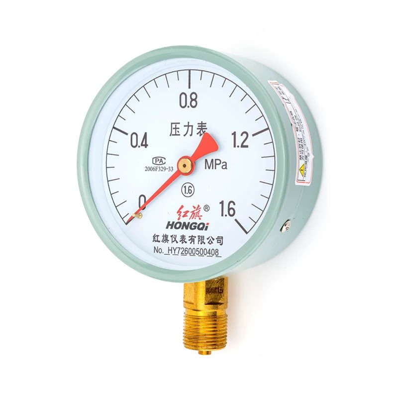 红旗 微压表 0~10 kPa Φ100 1.5级 (单位:只)高清大图