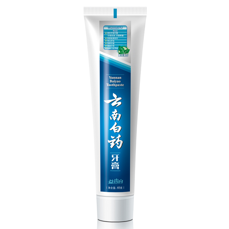 云南白药牙膏【益齿白】65g（单位：支）