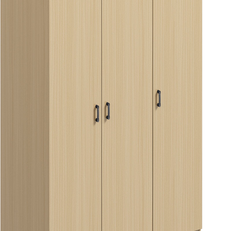 臻远ZY-GYJJ31 公寓套房家具 宿舍更衣柜三门衣柜衣物收纳柜高清大图