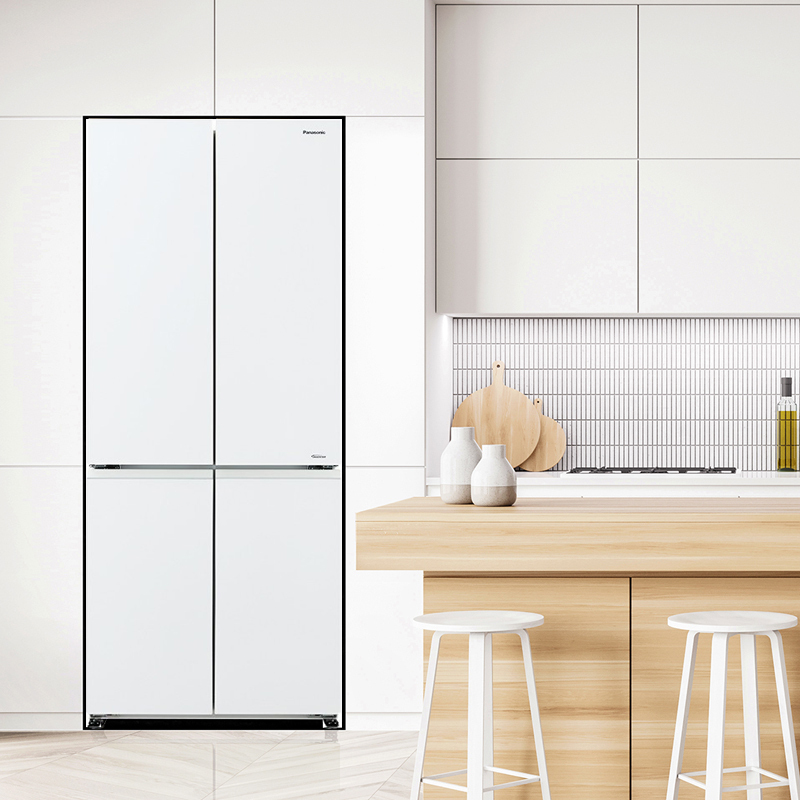 松下(Panasonic) NR-D521CX-W 510升大容量变频风冷 智控WIFI 白色玻璃面板十字门展示柜高清大图