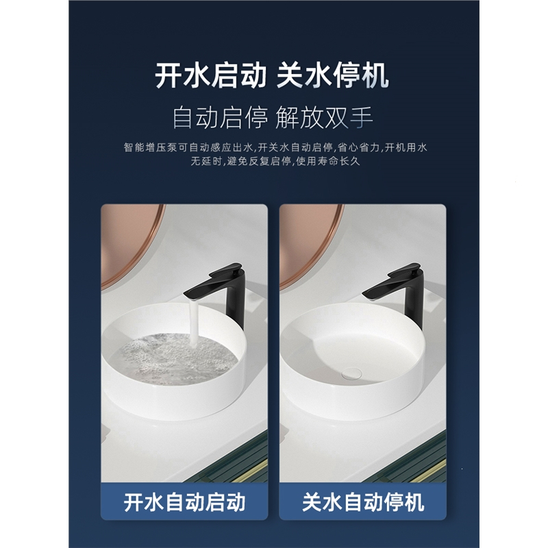 增压泵家用自吸泵古达全自动自来水稳压水泵太阳能管道加压抽水泵_手动款-自吸增压APSm37370w3.5kg压力