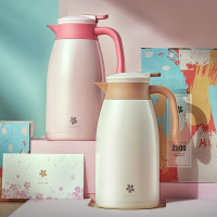 AKAW 日本进口 316不锈钢保温壶 家用大容量热水壶 1.5L/2L/2.5L 真空隔断热保温瓶