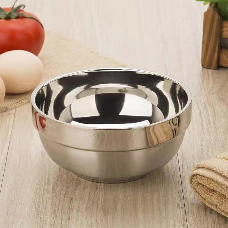 企购优品 加厚不锈钢碗 14cm