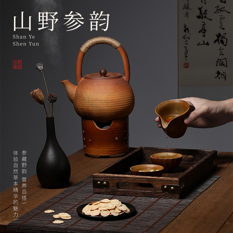 120g礼盒装1.2-1.4cm西洋参 长白山西洋参片花旗参大片软支西洋参切片官方旗舰店高清大图